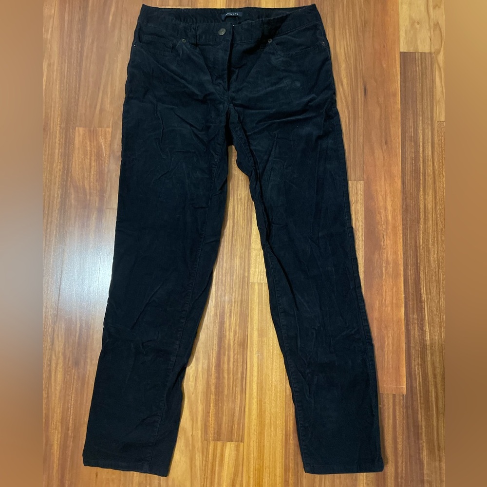 Black Lands End Corduroy Pants